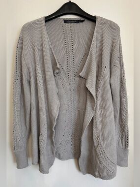 IRELANDS EYE 100% COTTON HANDMADE KNIT CARDIGAN